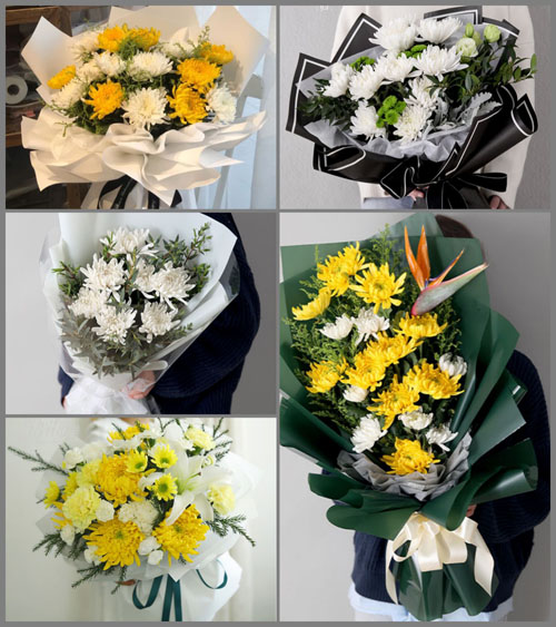 安徽阜阳市颍州区程集镇白事花束代送